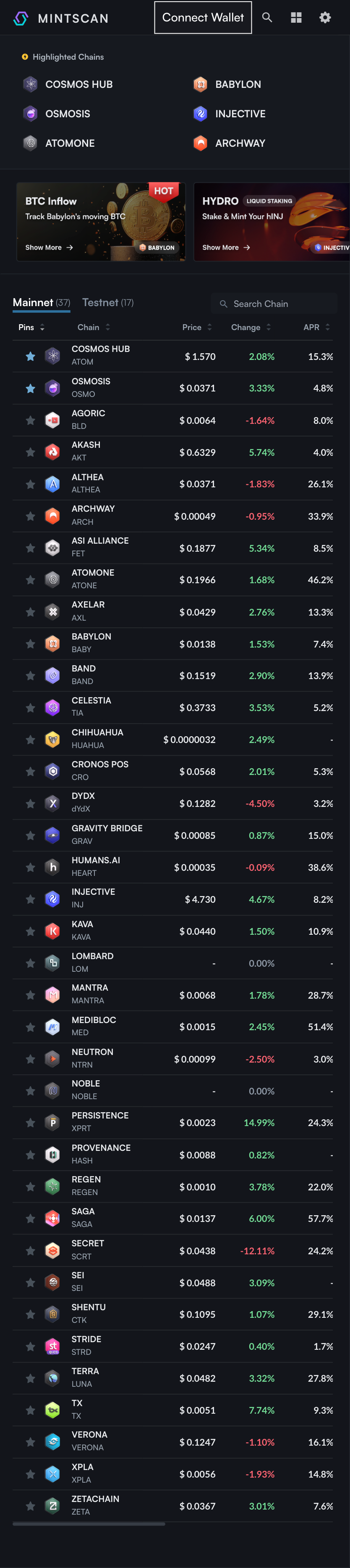 Mintscan